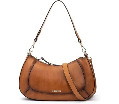 Bolso de piel de mujer color Brandy Bolso de piel de mujer color Brandy
