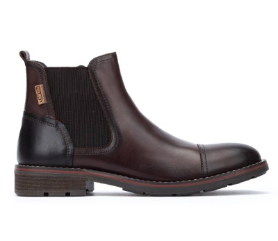 Bota York hombre elásticos piel olmo