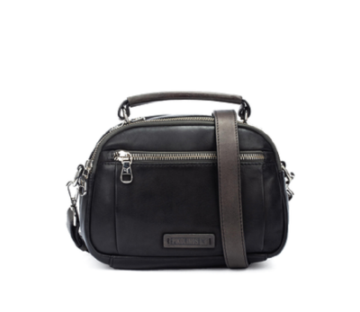 Morella Bolso bandolera piel negro