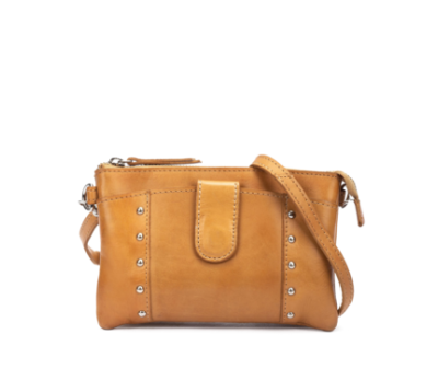 Bolso de mujer  piel con cremallera e imán