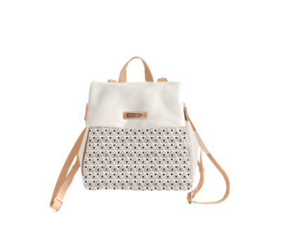 Mochila Pikolinos piel color nata.