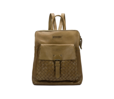 Mochila de mujer de piel.