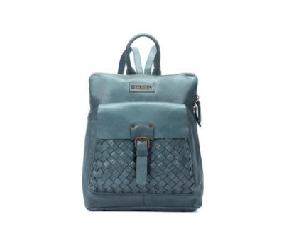Mochila de mujer de piel.