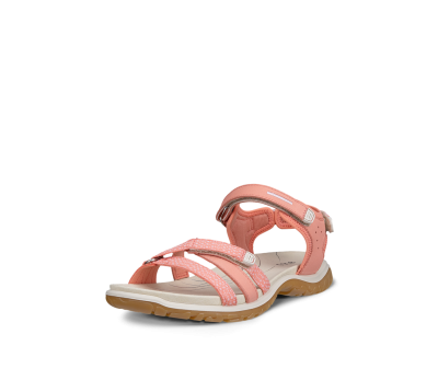 Sandalia mujer coral velcros