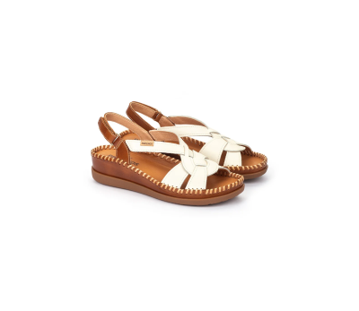 Sandalia Cadaques mujer piel nata