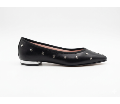 Bailarina mujer piel negro adorno estrellas