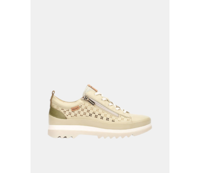 Zapato Vigo mujer piel manzana cordones/cremallera