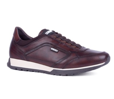 Zapato Cambil hombre piel olmo cordones elásticos