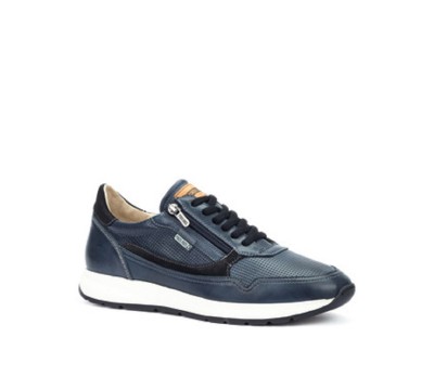 Zapato Getafe hombre piel azul