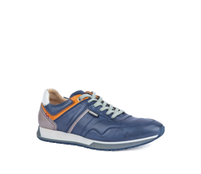 Zapato Cambil hombre piel azul
