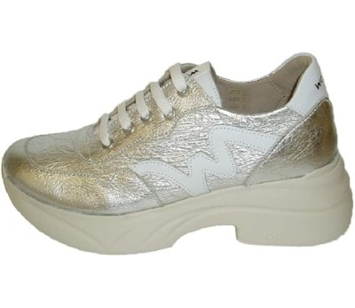 Zapato deportivo mujer plata 