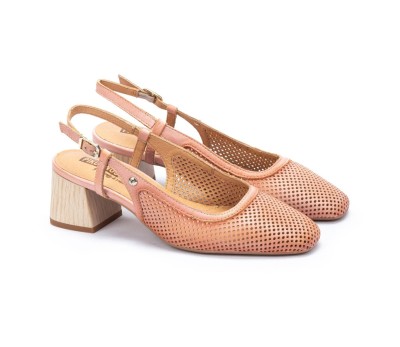 Zapato Murcia destalonado piel melocotón