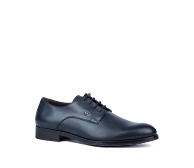 Zapato Empire hombre piel azul