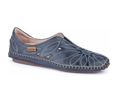 Mocasín Jerez mujer piel ocean