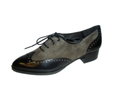Zapato mujer combina negro cordones - Zapatos de cordón - Mujer | comprar zapatos online