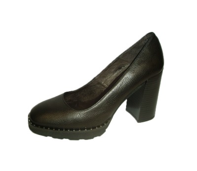 El sendero empeñar función Zapato salón mujer piel negro tacón grueso - Salón - Mujer | comprar zapatos  online