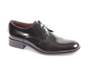 Zapato Prada estilo blucher de hombre en piel florentic negro liso