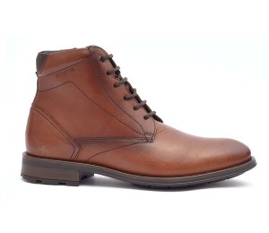 Bota baja hombre piel napa marron
