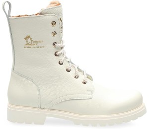 Bota combate mujer blanco