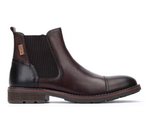 Bota York hombre elásticos piel olmo