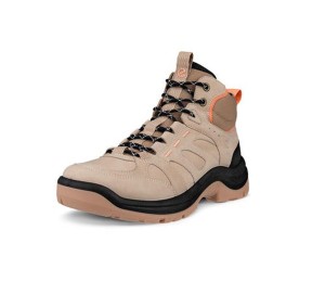 Bota todoterreno nude/coral/negro cordones