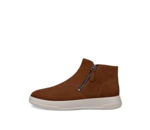 Bota tobillera mujer ante camel