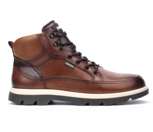 Botín Vigo hombre piel cuero cordones/cremallera