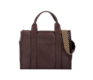 Pikolinos bolso de mujer en piel color caoba ALCUDIA WHA-354