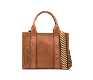 Pikolinos bolso de mujer en piel color caoba ALCUDIA WHA-354