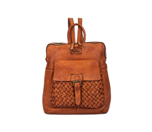 Mochila de mujer de piel.