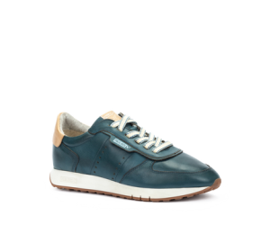 Zapato Barcelona mujer piel sapphire cordones