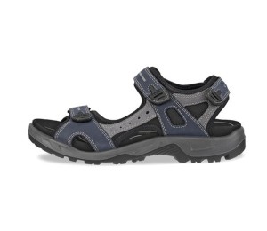 Sandalia hombre azul velcros