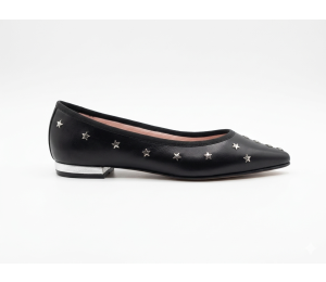 Bailarina mujer piel negro adorno estrellas