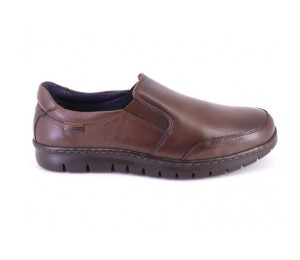 Zapato mocasín hombre piel marrón