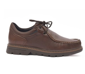 Zapato wallabee napa marrón