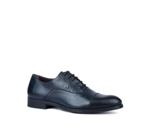 Zapato Empire hombre piel azul