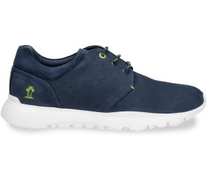 Zapato deportivo hombre nobuck azul