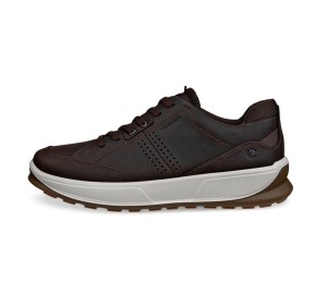 Zapato deportivo hombre piel café