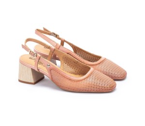 Zapato Murcia destalonado piel melocotón