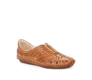 Mocasín Jerez mujer piel brandy
