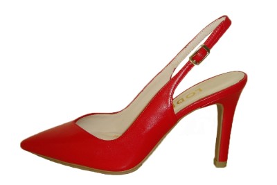 Zapato destalonado mujer piel california tristán tacón fino